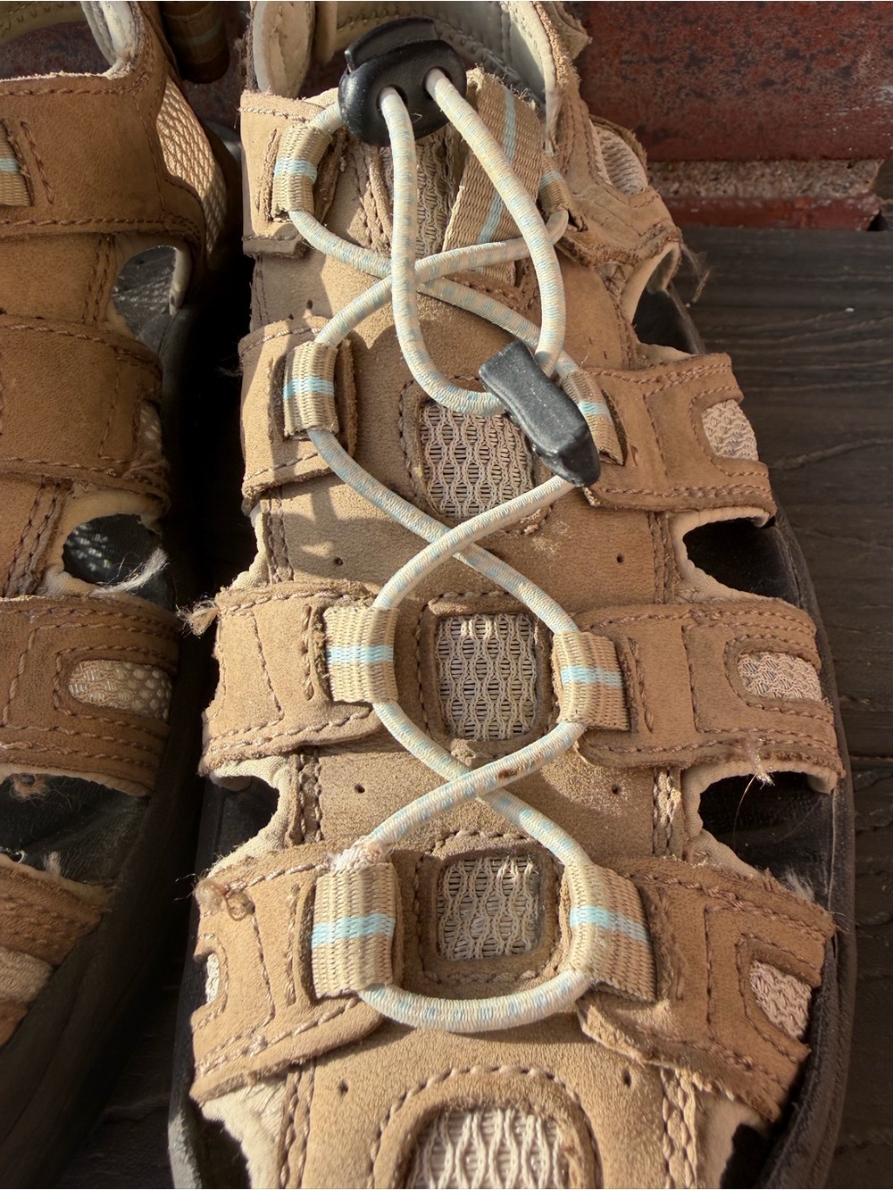 L.L. Bean Sport River Hiking Sandals Outdoor Water Trail Shoes Comfort Size 9 - Picture 5 of 15